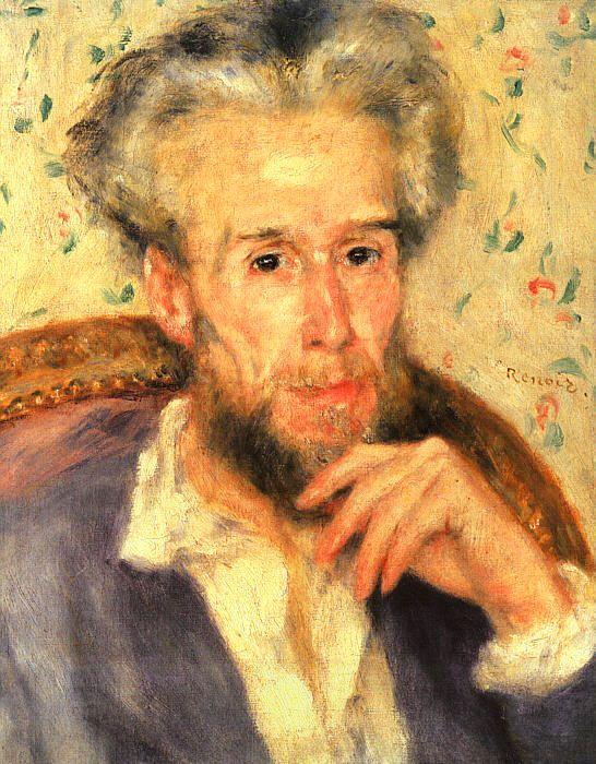 Pierre Renoir Portrait of Victor Chocquet